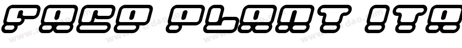 Face plant Italic字体转换